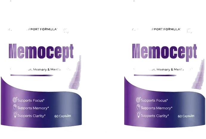 Memocept 2-bottle nootropic supplement package