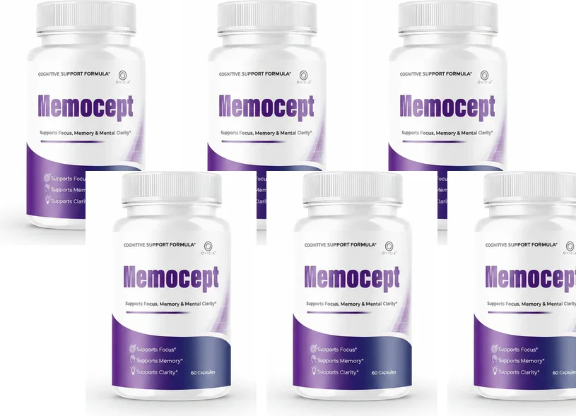 Memocept 6-bottle best-value memory and focus package